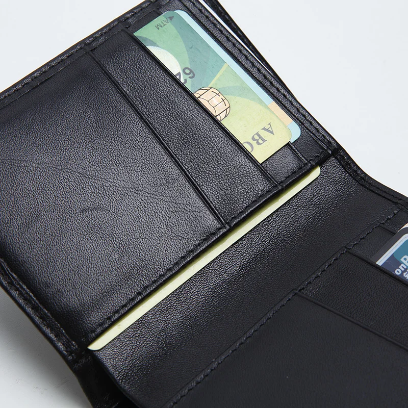 Кожаный мужской кошелек LANSPACE ручной работы дизайнерский | Багаж и сумки