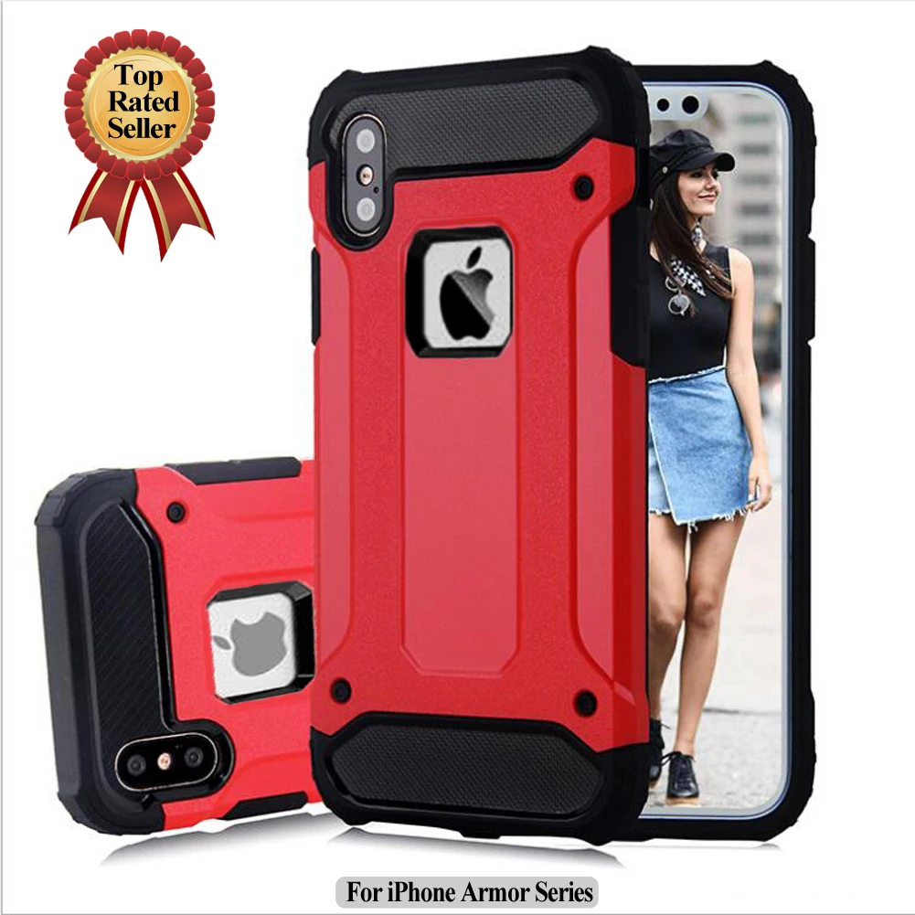 Роскошные гибридные бронированные сверхпрочные защитные противоударные чехлы