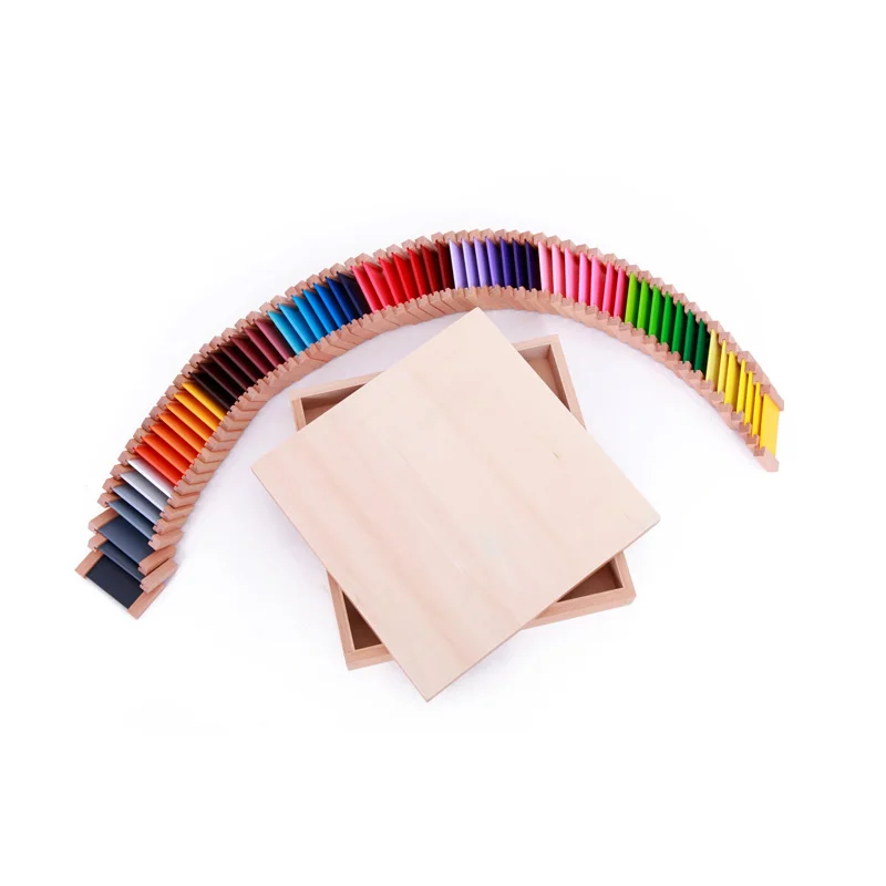 Montessori sensorial материалы Цвет Планшеты Монтессори Обучающие деревянные игрушки для детей дошкольного учебных пособий UE2064H