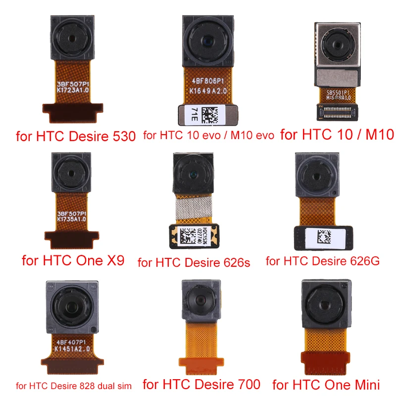 

New for HTC Desire 530/10evo/10/M10/One X9/626s/626G/828 dual sim/700/One Mini Front Facing Camera Module Lens Accessory set