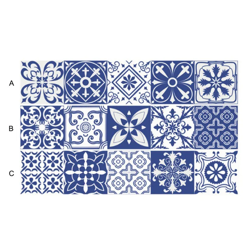 3D Наклейка на стену в стиле ретро Настенная для кухни ванной туалета водостойкие