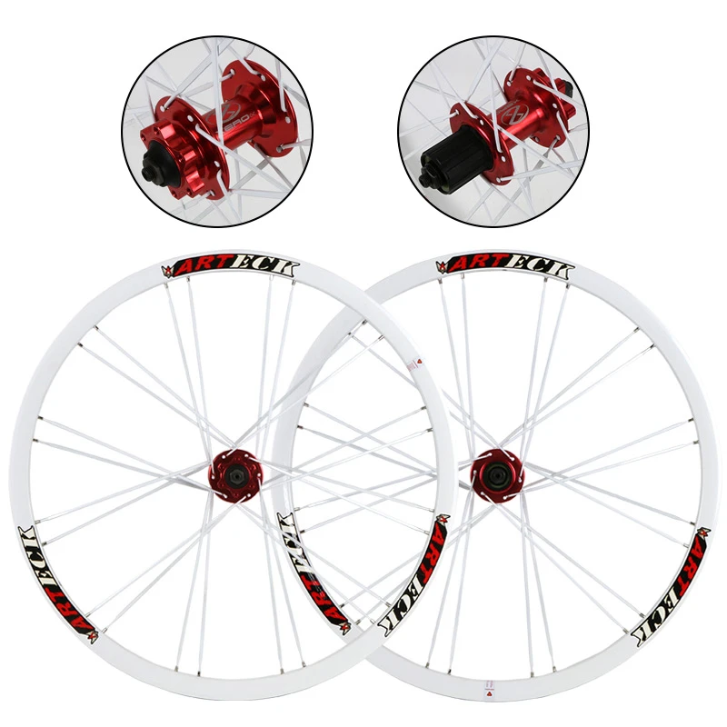 Колеса для горного велосипеда колеса 26 дюймов 24 Отверстия части комплекта колес |