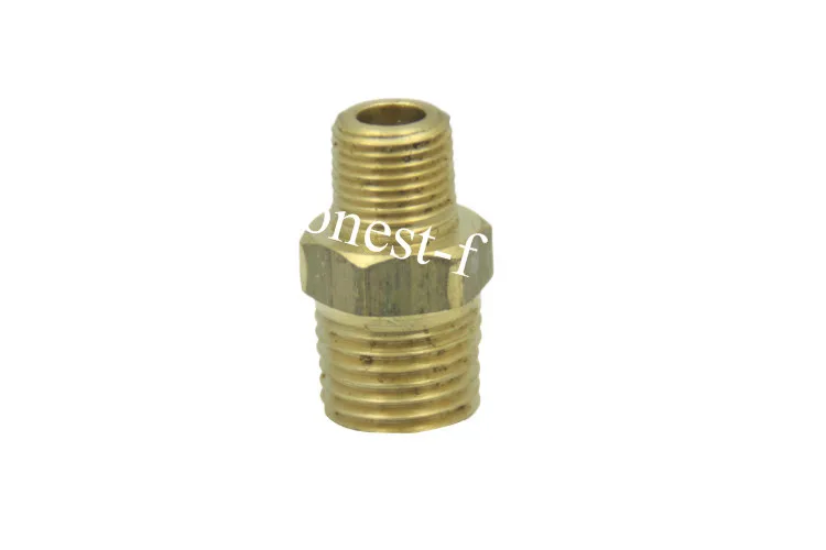 

Латунная Труба Шестигранная ниппель фитинг 1/4 "x 1/8" Мужской BSPT