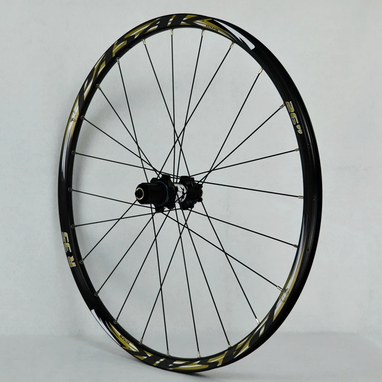26 inch mountain bike mountain bike wheels 24 hours to draw the front 2 rear bearing hub Japan 4 super smooth 27.5 inch wheels