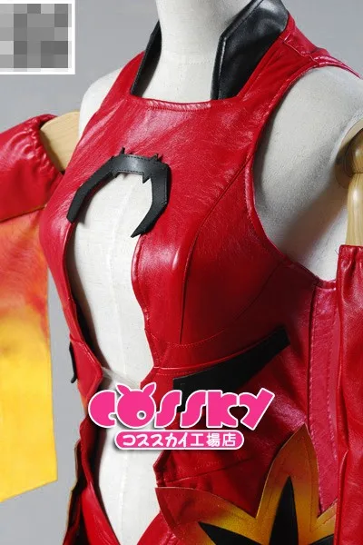 GC Guilty Crown Yuzuriha Inori женские Комбинезоны для косплея с золотой рыбкой