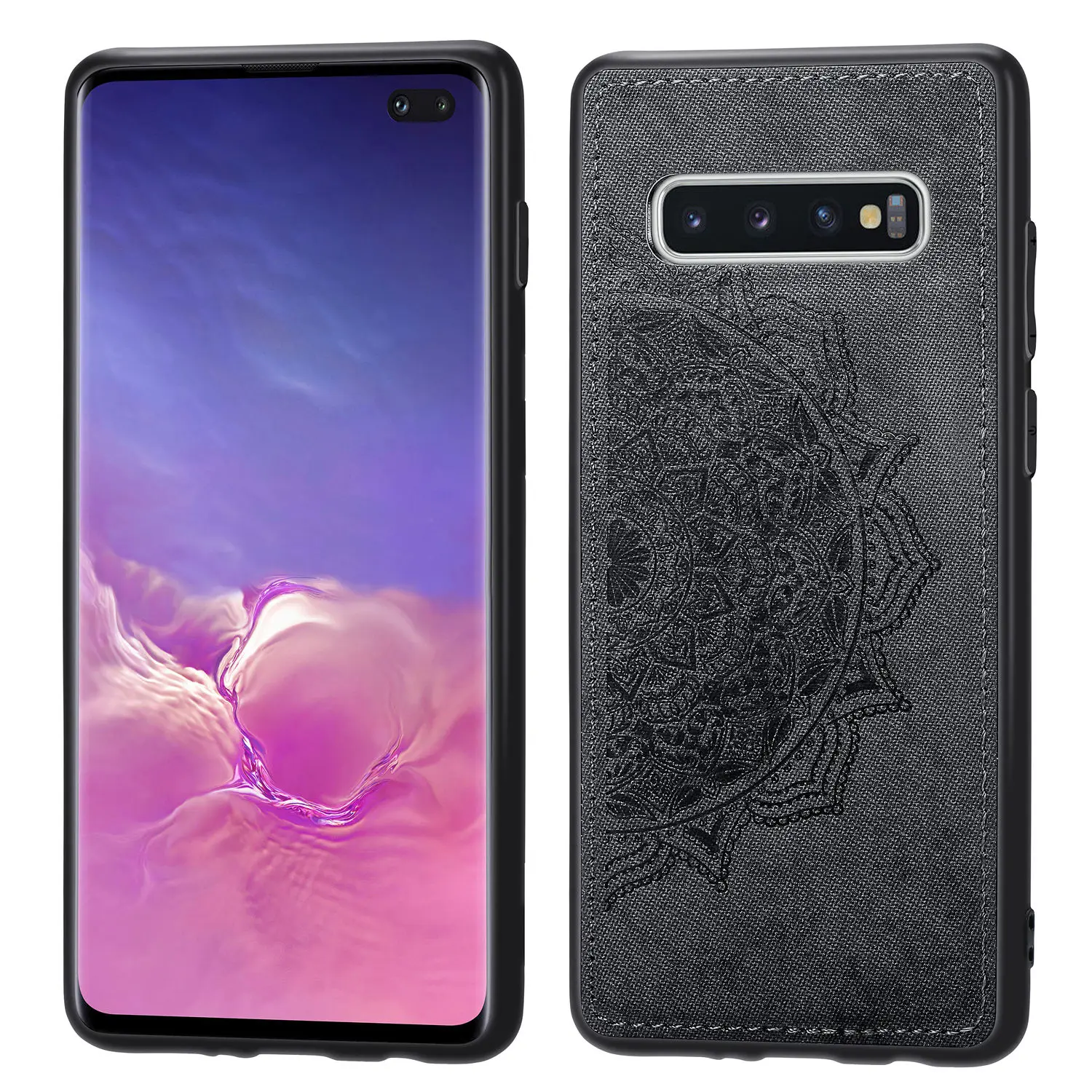 Luxury Mandala Flower Cloth Case for Samsung galaxy S9 S9Plus S10 S10E S10Plus S10Lite M10 M20 Ultra Thin Soft Silicone Cover |