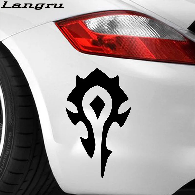 Langru Horde Wow наклейка для игры Виниловая автомобиля мотоцикла бампер внедорожника