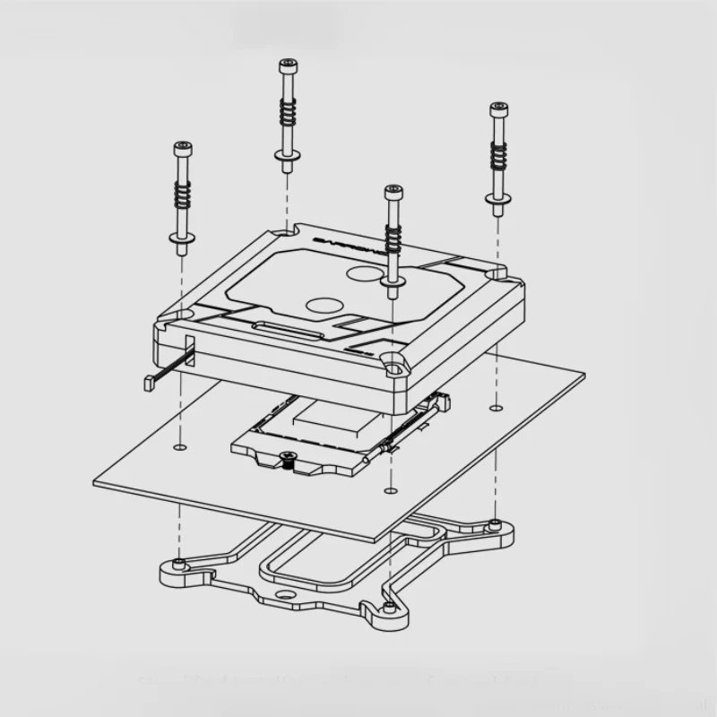 Блок питания Barrowch для процессора Intel Lga115X/X99/X299 цифровой дисплей температура