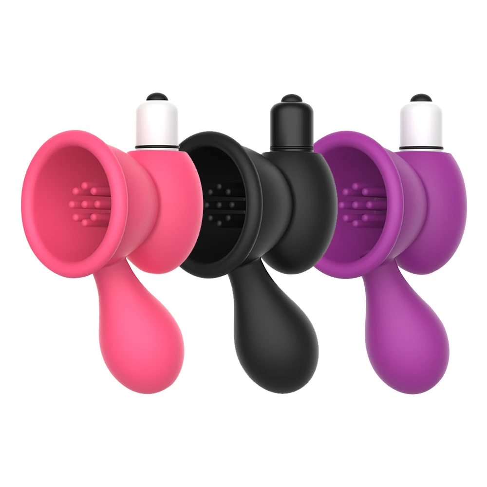 Вибратор для сосков массажер груди вакуумный крепкий всасывающий насос +