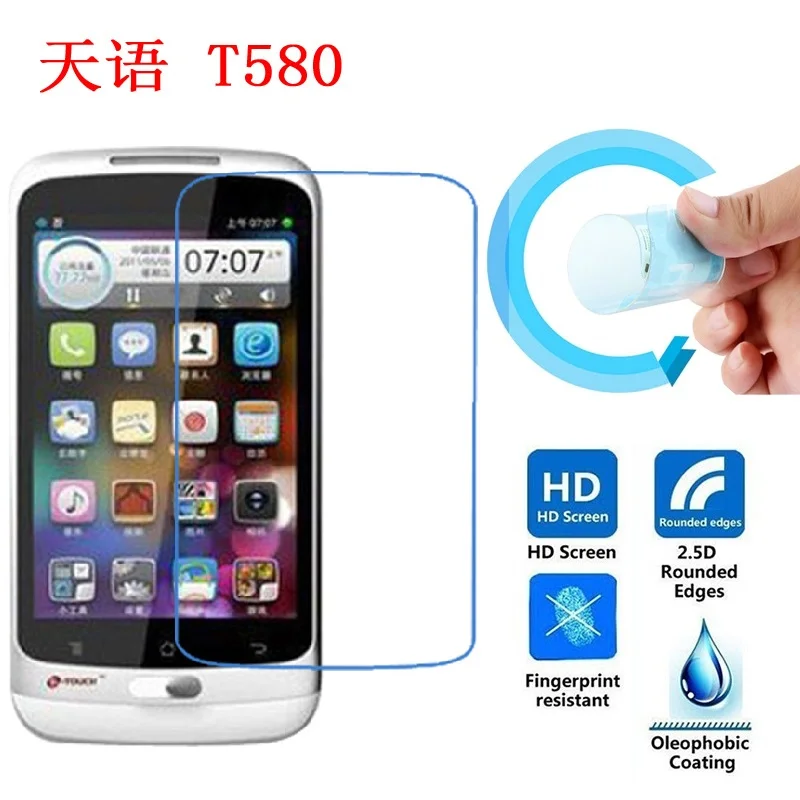 K-Touch S5T Экран защитная пленка 2.5D ультра-тонкий HD Ясно Pet Мягкая Защитная для S757 T580 T6