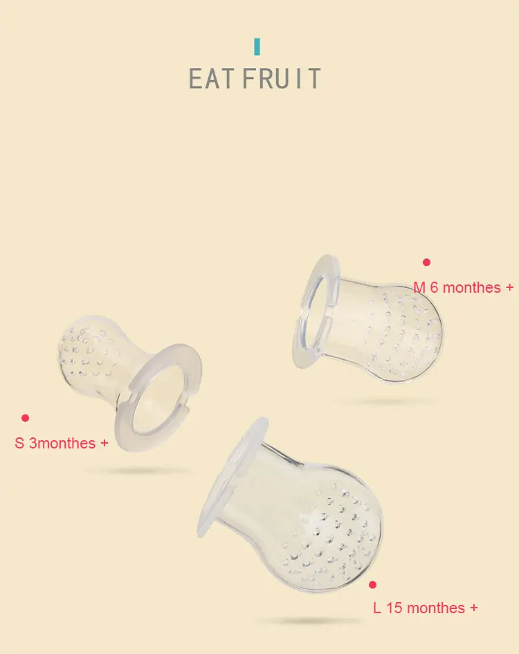 Infant Food Nipple Feeder Silicone Pacifier Fruits Mills Infant Learn Food Feeding Supplies Soother Nipples Pacifier Tool