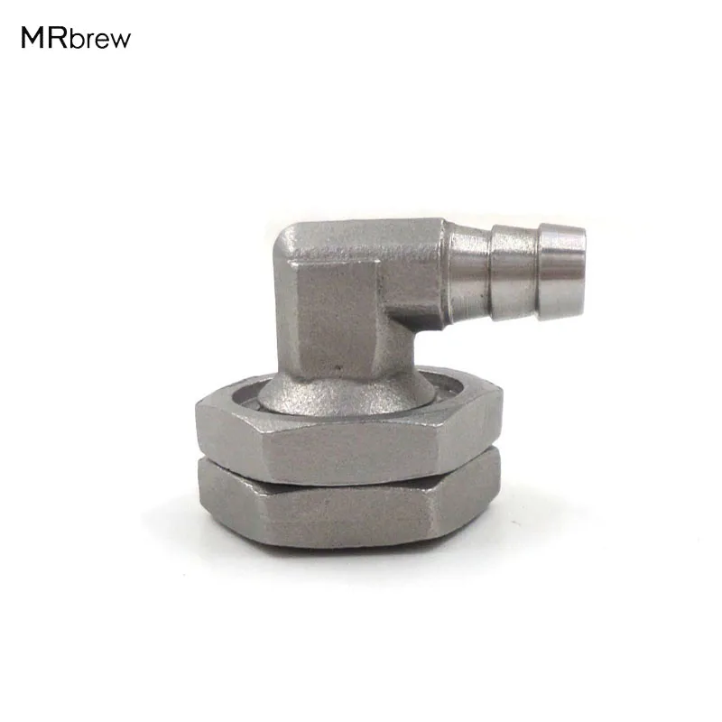3/8 &quotфитинг Барб и 1/2&quot гайки блокировки для ложного дна из нержавеющей стали