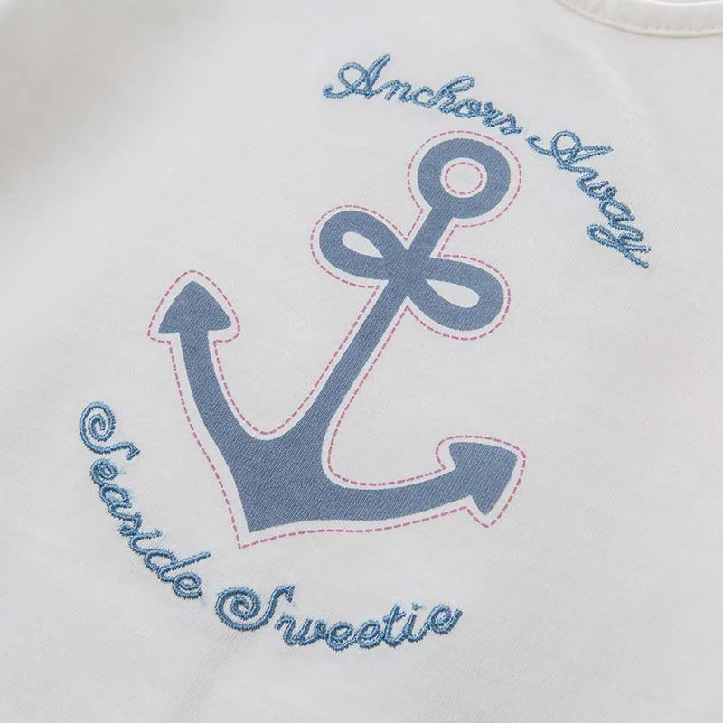 Dave bella/летние комплекты одежды для малышей Детские Топы + юбка комплект из 2