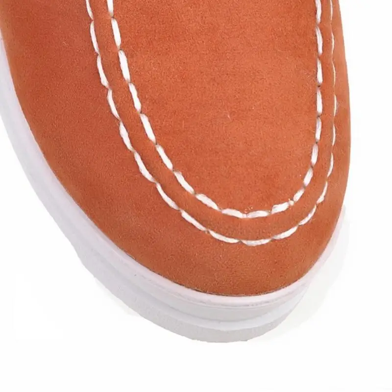 ZALAVOR/размеры 34 43 Женские зимние ботильоны Обувь на танкетке Женская обувь