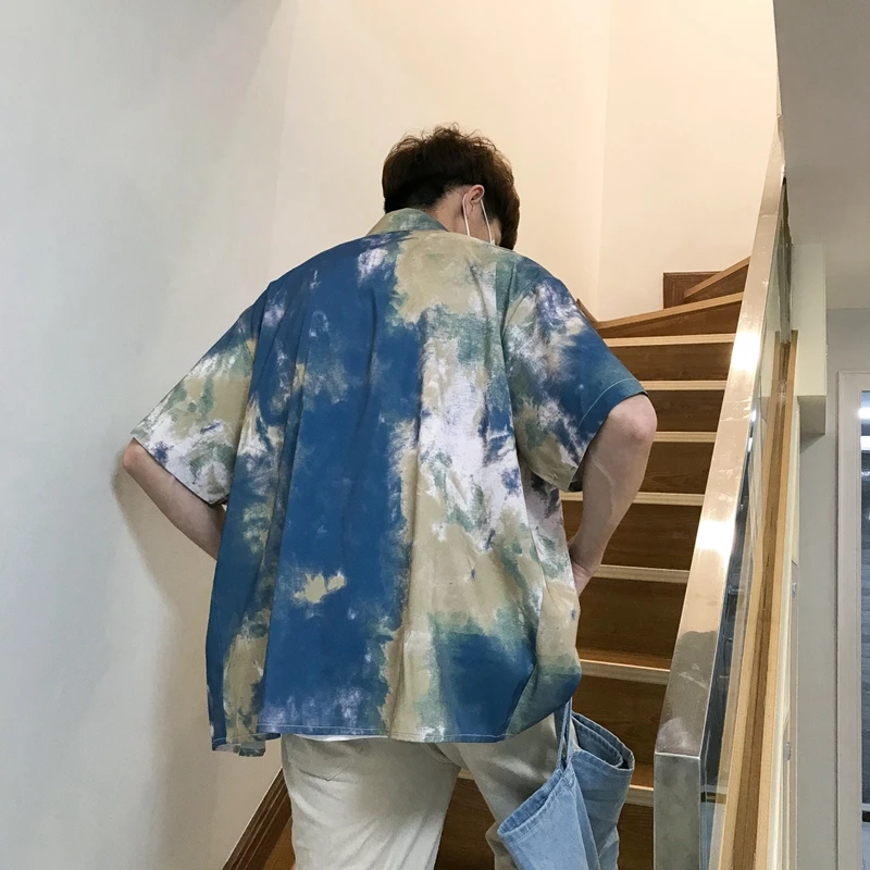 Мужская рубашка с отложным воротником Dark Icon гавайская 3 цветов лето 2019 | одежда