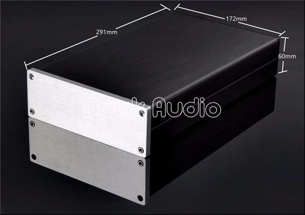 Nobsound алюминиевый корпус усилителя Чехол DIY Предварительный усилитель |