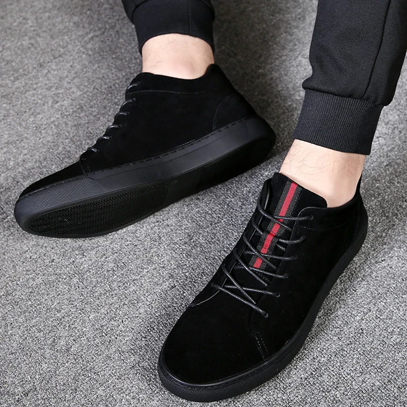 MYCOLEN/мужские демисезонные полусапожки повседневная обувь модные мужские черные