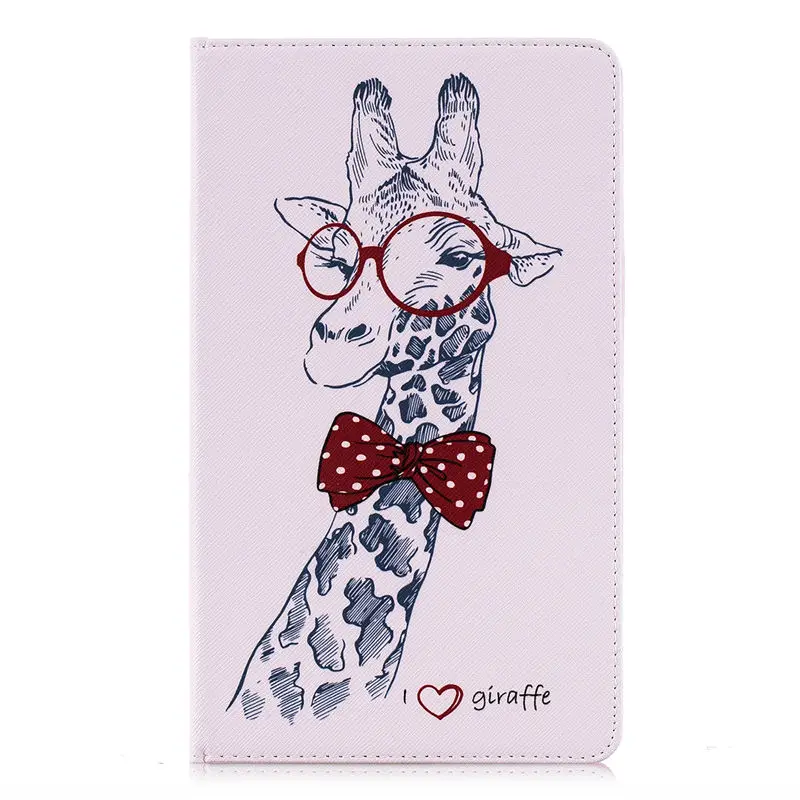 L011 Чехол для huawei MediaPad M5 8,4 SHT-AL09 SHT-W09 8," Smart Cover Funda Tablet Модный чехол с пандой и совой+ пленка+ стилус - Цвет: L011