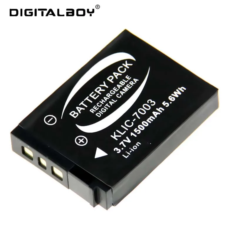 DIGITTAL мальчик Лидер продаж 3.7 В 1500 мАч KLIC-7003 klic7003 1 шт. Батарея для Kodak EasyShare v1003 v803