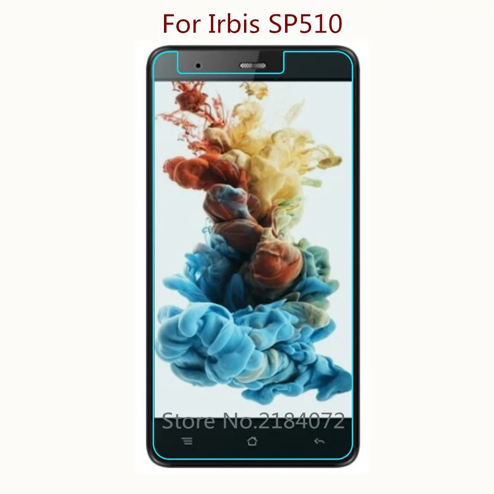 9H 2.5D Защитное стекло для экрана Irbis SP510 закаленное смартфона Передняя пленка