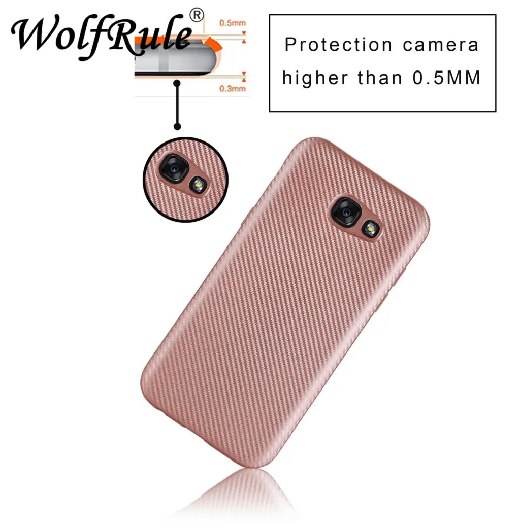 For Cover Samsung Galaxy A7 2017 Case Silicone Rubber Phone for Coque Fundas |