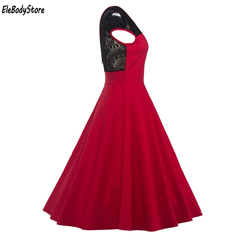 EleBodyStore новый летний Винтаж Платье 2018 для женщин vestidos платья повседневное кружево