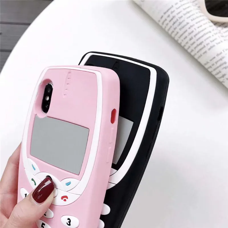 Старый силиконовый чехол для мобильного телефона iphone 11 Pro Max Xr X Xs Max 6 7 8 Plus, чехол с 3D рисунком, милый противоударный чехол