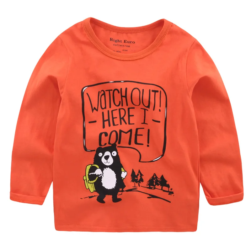 Male female child long-sleeve T-shirt 2017 spring and autumn children's clothing baby basic shirt top u168 | Детская одежда и