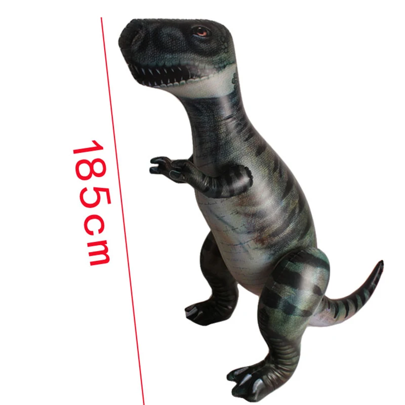 185 см гигантские надувные игрушки динозавр T-Rex подарки на день рождения для детей Хэллоуин Рождественский реквизит для вечеринок