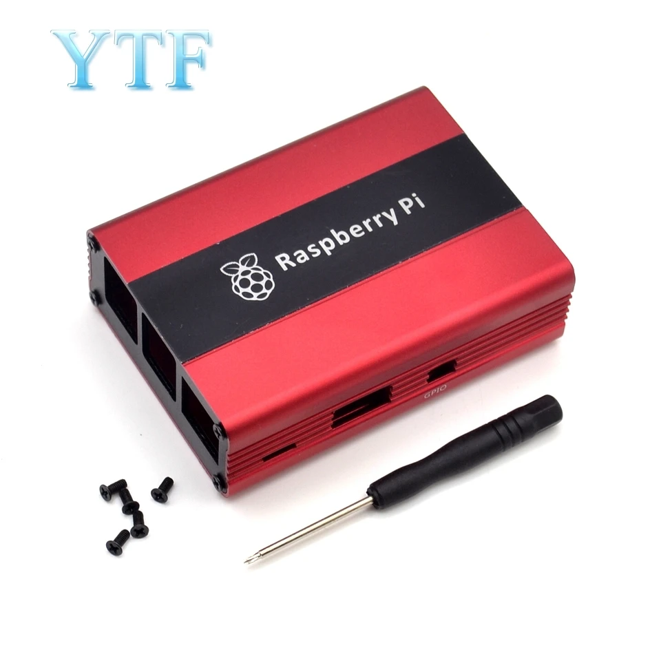 Металлический чехол из алюминиевого сплава для Raspberry PI 3 B+ чехол модель Raspberry pi алюминиевый корпус