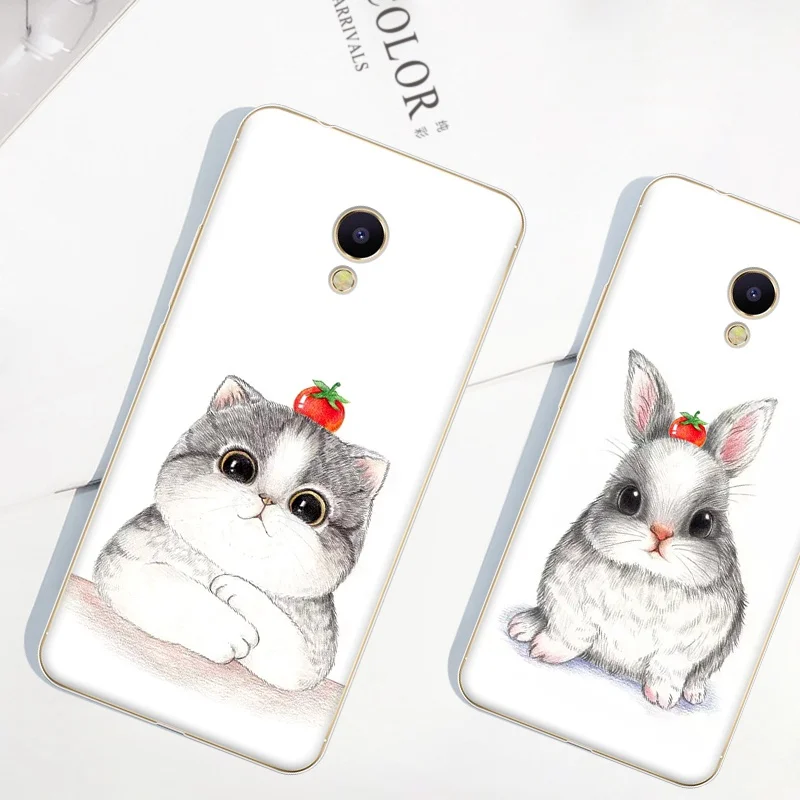 Для Meizu meilan 5S случае purecolor Симпатичные Окрашенные Мягкие TPU shell телефона чехол для |