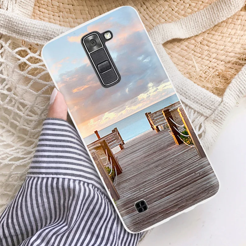 5.0 inch for LG K7 Phone Case LS675 / X210 X210DS Clear Silicone Slim OKAY Back Cover Tribute 5 TPU Shell |