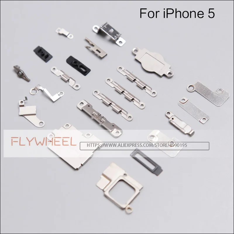 10 шт. металлические детали для iPhone 5 5S 5C | Мобильные телефоны и аксессуары