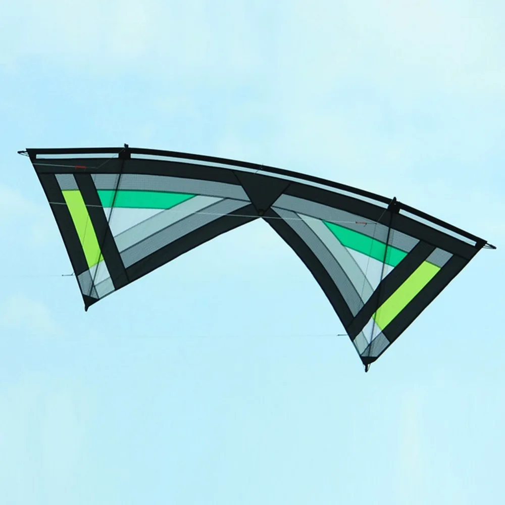 Наружные игрушки змей 2 4 м Тяговый мощный трюк кайт Quad Line спортивный с летающей