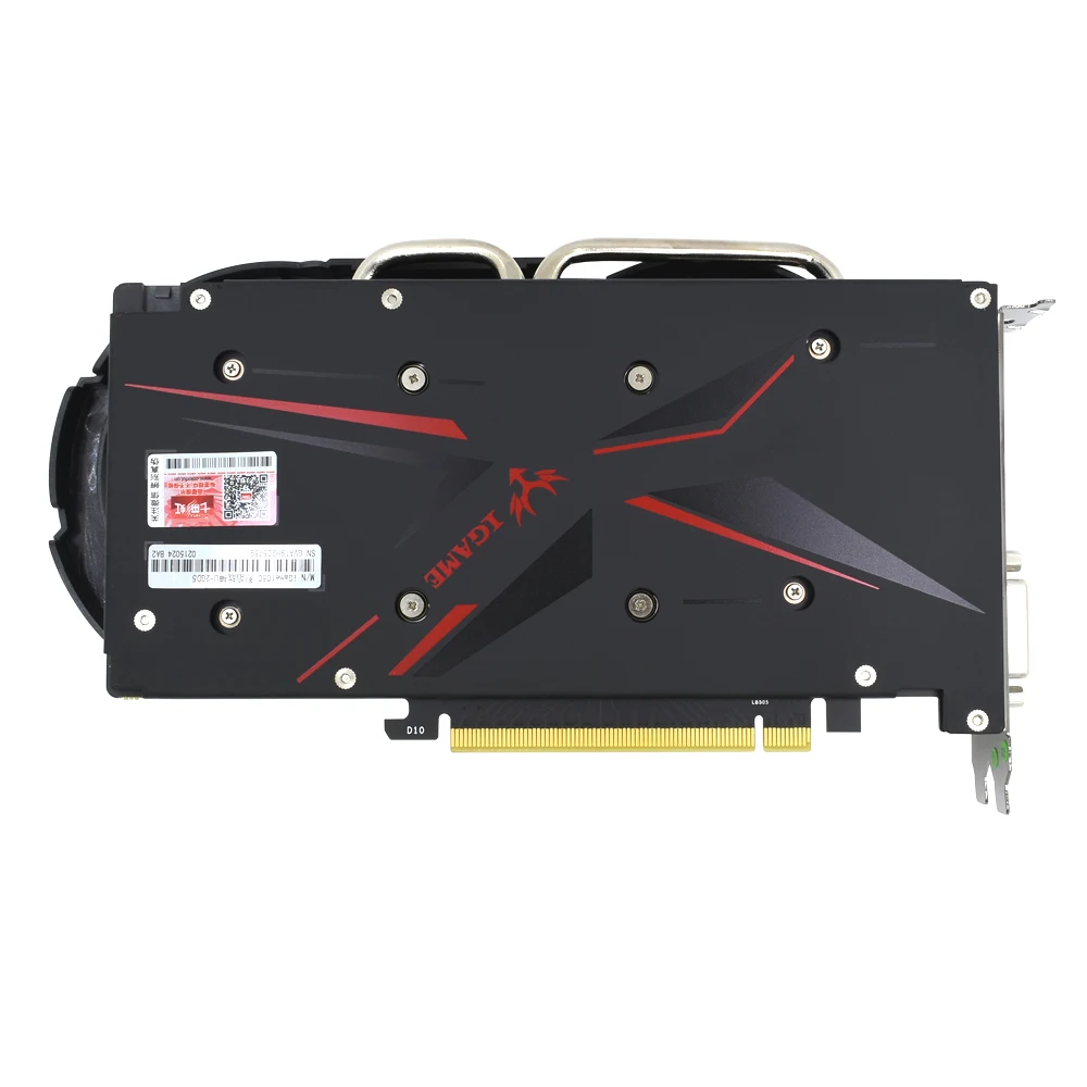 Красочные GeForce iGame gtx1050 NVIDIA GPU 2 ГБ GDDR5 игровой mining pci e x16 3.0 ВИДЕО Графика карты DVI + HDMI