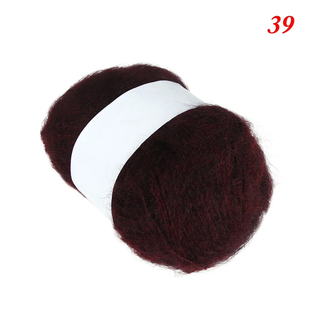 25g/Ball шерсть ангоры пряжи мягкий тонкий вязальная пряжа Тонкий Гладкий шерстяной пряжи для ручного вязаный шарф шаль Костюмы Hat