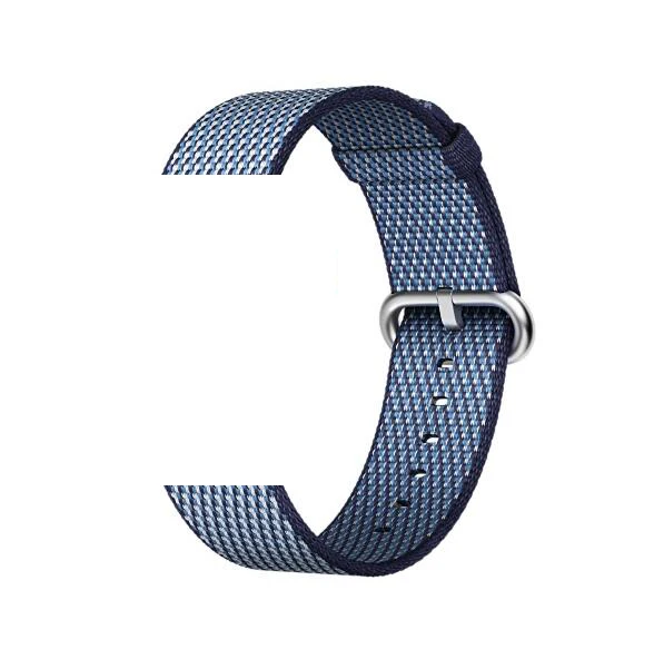 Ремешок 22 мм 20 мм для samsung gear sport S2 S3 Classic Frontier galaxy watch 42 мм 46 мм Pebble Time стальной ремешок huami amazfit bip - Цвет ремешка: lattice blue