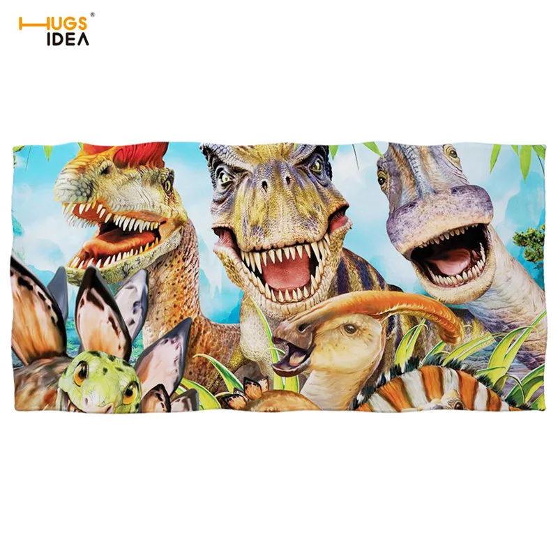 Банные полотенца HUGSIDEA модное женское пляжное полотенце с 3D рисунком животного