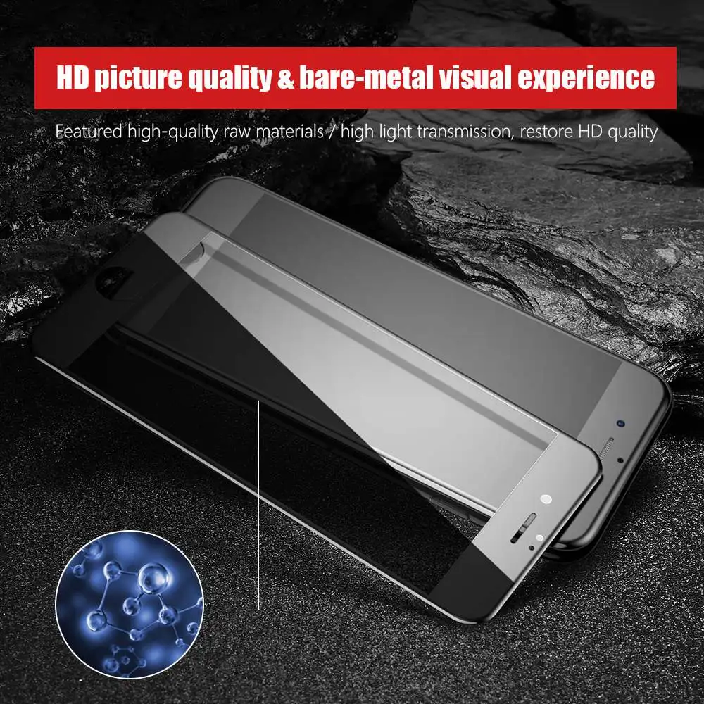 FLOVEME 3D изогнутое закаленное стекло для iPhone 6 6S полное покрытие Защита экрана 7 8 Plus X