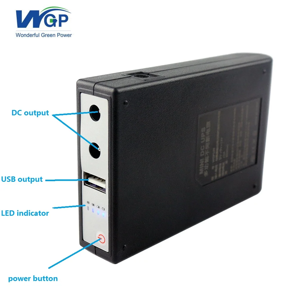 Портативная Аккумуляторная Батарея ups 5V 12V Источник бесперебойного питания с