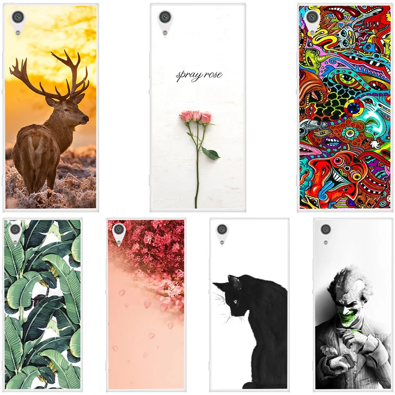 Painting Silicone Soft Back Cover For Sony Xperia XA1 Plus Dual Case G3412 phone cases | Мобильные телефоны и аксессуары