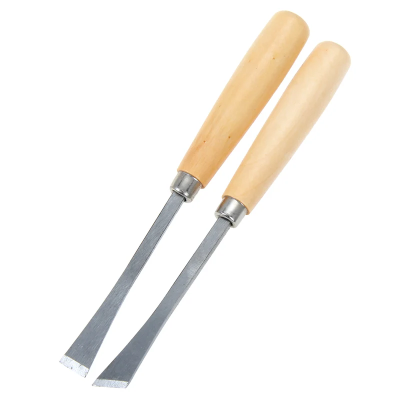 6 шт. различные деревянные рабочее долото резьба инструменты Gouge Skew скульптура