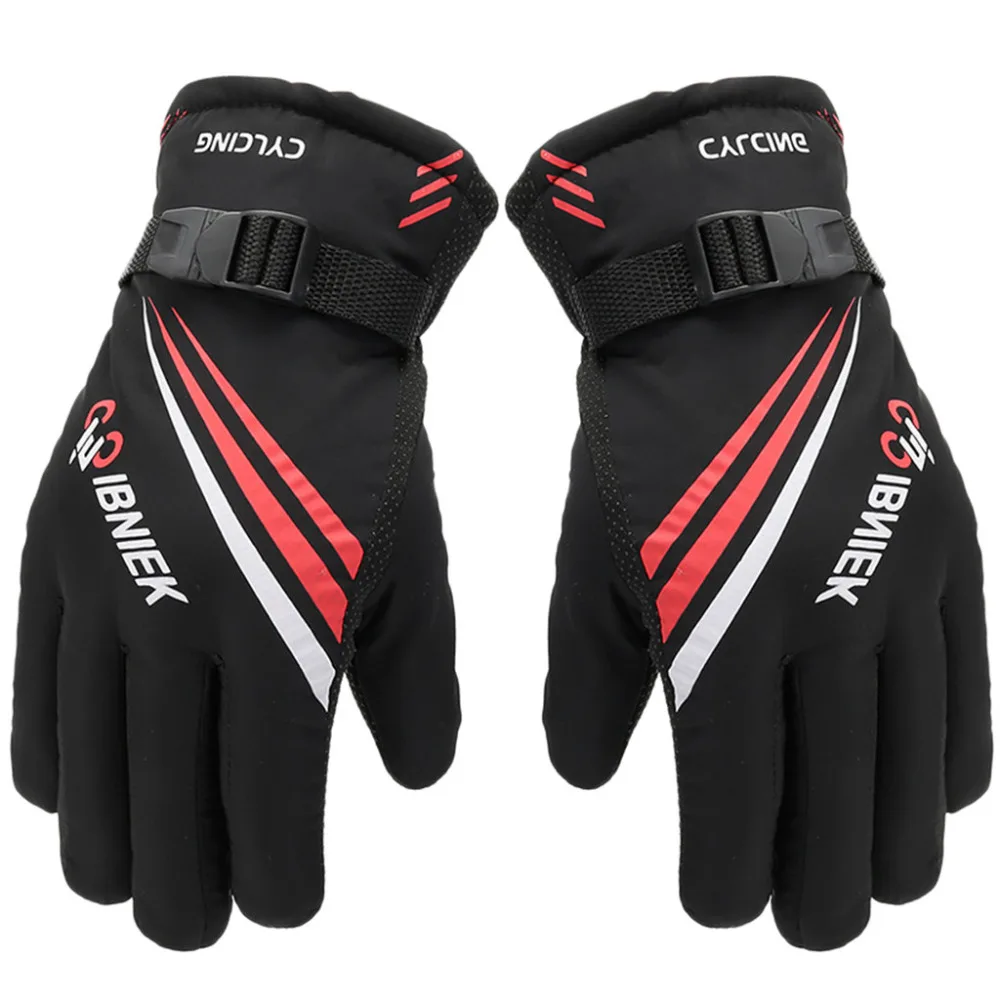 One Size Multicolor Men Winter Thermal Gloves Outdoor Motorcycle Riding Windproof Warm Non-slip Thicken Ski #3N23 | Спорт и
