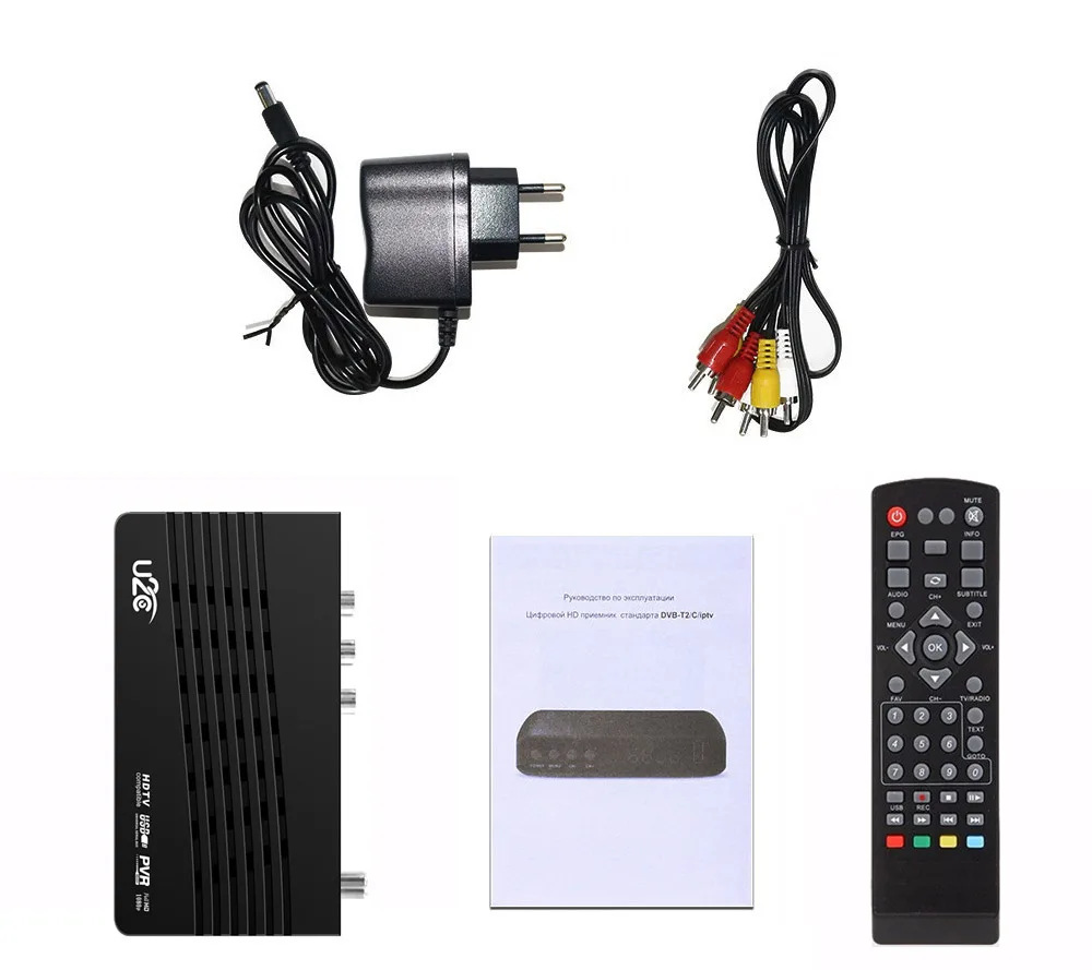 Satxtrem U2C 115 DVB T2 получатель HD TV Digital Terrestrial Receiver with Remote Control dvb t2 приставка цивровое тв тюнер тв приставка dvb t2 для России