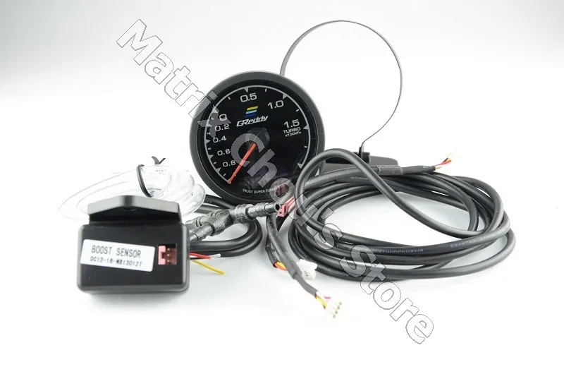 62 мм 7 цветов в 1 гоночный манометр GReddi Multi D/A ЖК цифровой дисплей Turbo Boost