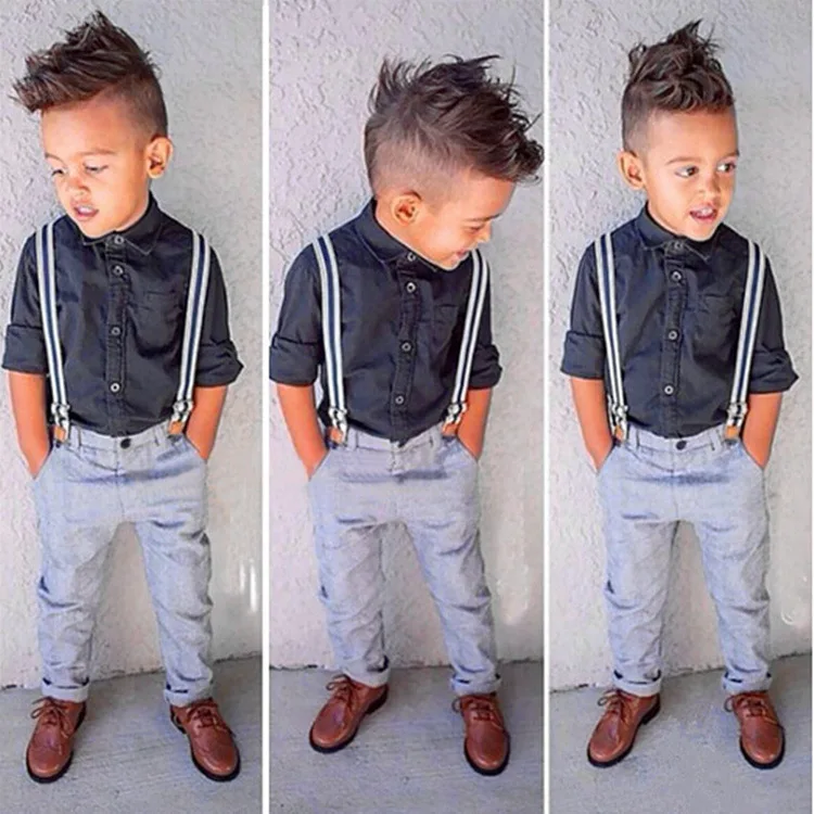 2017 New Europe and America style fashion 2pcs set spring boys outfit leisure clothing DS20 | Детская одежда и обувь