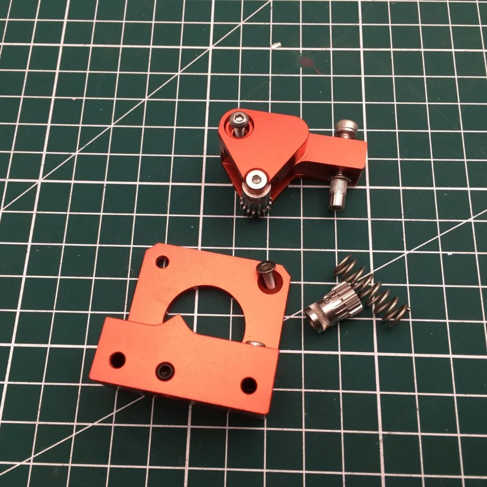 aluminum Btech dual drive MK10 extruder for upgrade Anet A8 Wanhao/Monoprice 3D printer gear extrusion flexible | Компьютеры и офис