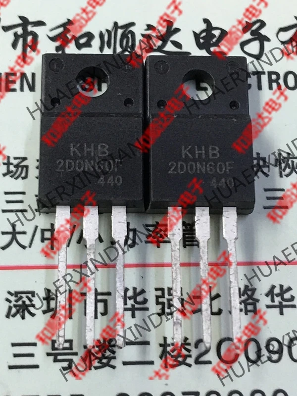 Новый оригинальный KHB2D0N60F KHB TO 220F|Индукторы| |