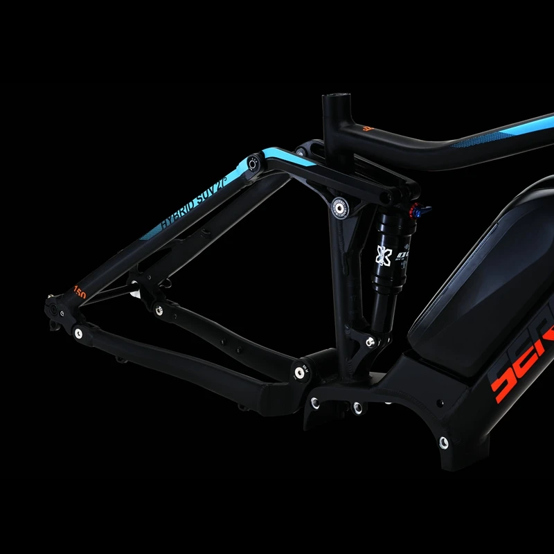 E-BIKE гибридная подвесная рама для внедорожника 27,5 из алюминиевого сплава с электроприводом и мягким хвостом