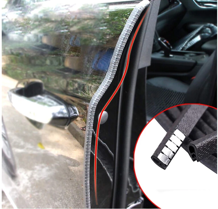 Защитная полоса от царапин на края двери автомобиля уплотнительные наклейки для